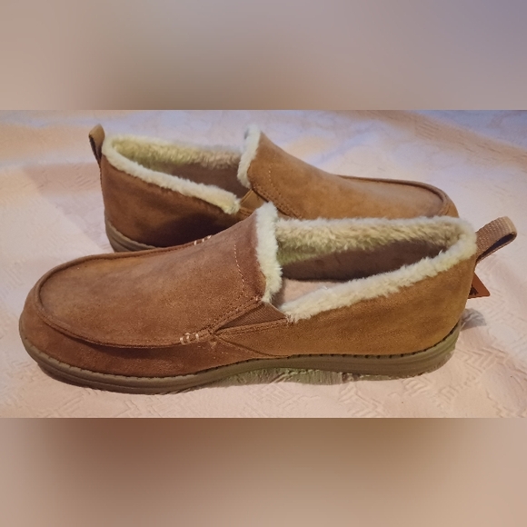 Skechers Light Brown Melson Willmore Foux Shearling Chukka Men's Shoes Size 8.5 - Picture 9 of 13